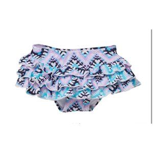 Snapper Rock Boho Ruffle swim bikini bottom NEW